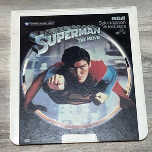 Warner home video RCA video disc Superman the‎ movie
